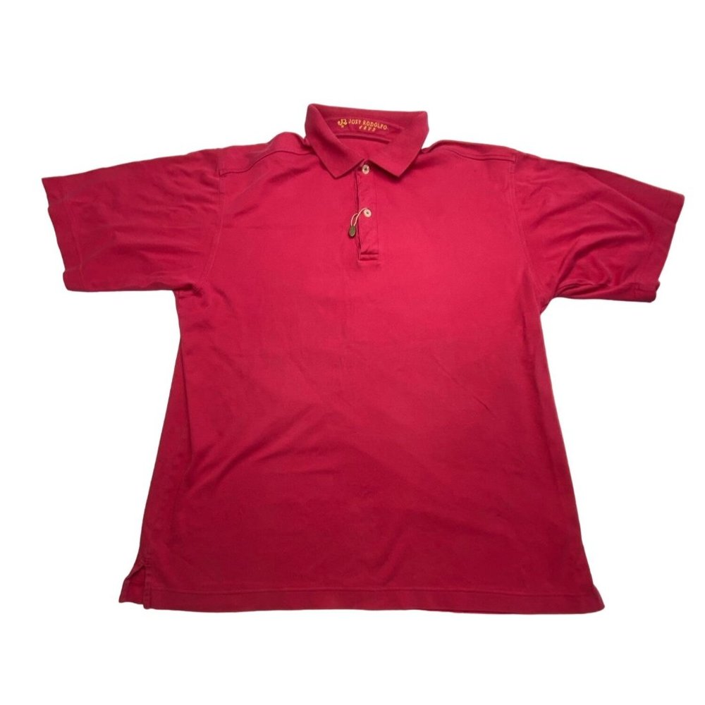 Joey Rodolpho 1879 Golf Polo Mens Size XL Salmon Light Red  Knit Short Sleeve